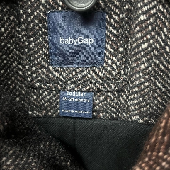 Baby Gap Kids Double-Breasted Gray Jacket - Picture 2 of 4